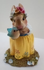 Wee Forest Folk Bluebird Of Happiness B-27 Spring Bunny Rabbit   Bluebird