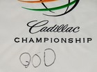 Rory Mcilroy Autographed Trump Doral Cadillac Championship Golf Pin Flag   Coa 