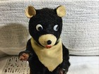 As Is Vintage Tin Hungry Cub Wind Up Bear Farm Milk Box Toy Japan- Works 