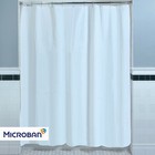 Mildew Resistant Shower Curtain Liner With Microban  70  X 72   3 Gauge 