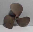 Vintage Brass 3 Blade Boat Ship Prop Propeller 13  Diameter