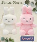  set Of 2  Miffy Plush Rabbit Graduation Gift Furry Sitting Bbf Toy Pillow Toy