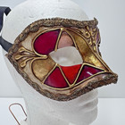 Nice  Karta Ruga Maschere Artigianali Venezia Venitian Masquerade Mask Harlequin