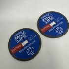 New  Lot Of 2 Genuine Dremel Tool Ez545hp Max Life Diamond Cutting Wheels 