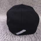 Blue Origin Hat Cap Flexfit Size L Xl Spellout Feather Logo Black Fitted Nwt