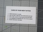 Vtg Tattoo Business Card - Professional Tattooing By Dameon C