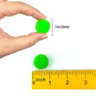 200 Pieces Pom Poms  1 Inch Craft Pom Poms  Fuzzy Pompom Puff Balls For Diy A   