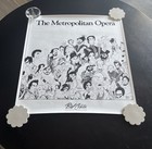 Rare Collectible The Metropolitan Opera 1985 Bel Canto Poster By Al Hirschfeld