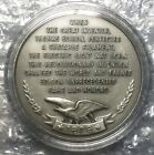 Thomas Edison Perfects Electric Light Bulb Beautiful Vintage Fine Pewter Medal