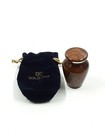 Bold And Devine  bd  Woodgrain Keepsake Miniature 2 75in 4 Pack Urns With Bags