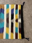 Vintage Southwestern Or Native American Woven Rug With Geometric Design