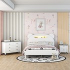 Twin Full Size Bedroom Sets Solid Wood Platform Bed Frames Nightstands Dressers