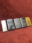 Lot Of 5 Vintage    flip Style    Lighters  Some Japan  Untested