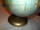 Vtg Rand Mcnally 12  Raised Relief World Portrait Globe 1970 s