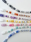 Personalized Pacifier Clip   Custom Baby Shower Gift   Newborn Boy Present 