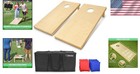 Solid Wood Cornhole Boards - Regulation Size 4x2ft - 8 All-weather Bags