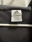 Adidas Windbreaker Youth Medium 10 12  Black  Full Zip  Hooded Jacket