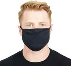 2-pack Black Cotton Adult Face Mask - Reusable Washable Unisex White