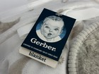 Nwt Gerber Khaki Tan Beige White Moon And Stars Velour Sherpa Plush Baby Blanket