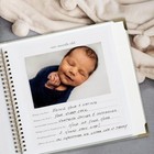 Keepsake Baby Memory Book For Boys And Girls     Timeless First 5 Year Baby Boo   