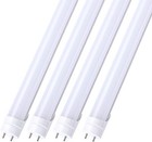 T8 Fluorescent Replacement Led Light Tube 4ft Lamp Bulb 22w Cover Milky 25 Packs