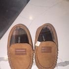 Lucky Brand Men s Brown Suede Moccasin Slippers Lined Slip-on Size 8 M