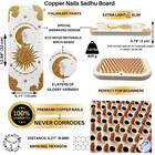 Sadhu Board With Copper Nails  8 Mm  0 3 Inch   Nail Boards For Feet  Yoga Gift