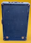 Vtg Art Deco Hartmann Tourobe Wardrobe Steamer Travel Trunk Block Gibraltarized 
