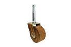 9051 1-5 8-inch Designer Stem Casters  Wood Wheel  5 16-inch Stem Diameter  