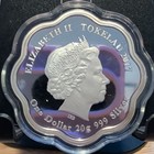 Tokelau 2017 Bird  1 Proof 20 G  999 Silver Colorized Coin Uncertified
