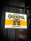 Xl Olympia Beer Hanging Led Light Box   Double Sided Beer Bar Sign Decor