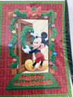 Vintage Disney 10 Holiday Cards Envelopes Mickey Mouse Merry Christmas Sealed