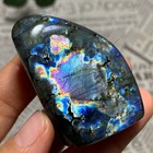 77g  Natural Purple Labradorite Quartz Crystal Stone Specimen Healing