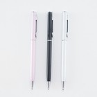 3 Pcs Retractable Pen Metal Ball Stationery Novelty Creative Ballpoint Pens