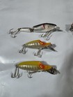Lot Of 6 Vintage Lures Heddon  L s Arbogast Japan Estate Sale Bonus Box Included