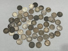 Lot Of 56 Canada Silver 5 Cents - Mixed Dates   Conditions - Kings   Queens -