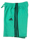 Adidas Mens 3 Stripes 10  Fleece Shorts Green 2xl