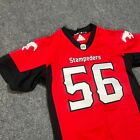 Calgary Stampeders Jersey Mens Medium Red Cfl Football Thurman  56 Stitched