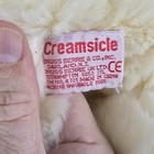 Vintage Russ Berrie Creamsicle Stuffed Polar Bear Toy 4721 White Cream 11    Soft
