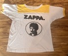 Vintage 80s Frank Zappa The Best Concert Band Tour T-shirt Yellow   White Xl