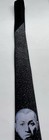Vtg 3 Stooges Neck Tie Ralph Marlin Moe Larry Curly Faces Tv Novelty Black Gray