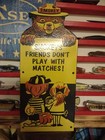 Vintage Smokey The Bear Porcelain Sign Rare Old Forest Service Us National Park