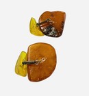 Vintage Victorian Antique Genuine Baltic Amber Large Cufflinks 8 7g