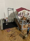 Schleich Lot  Pet Hotel  no Pets  Ppl Or Food   Cowgirl Team Roping Fun   More