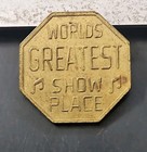 New York City Ny Show World Center Peep Show Times Square Token   Mt  0438  