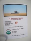 30 Lbs  Usda-certified Organic Hard Red Winter Wheat Berries