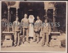Ww1 Photo Nurse   4 Wounded Soldiers At  Englethwaite Hall Military Hospital 