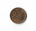 1990 Denmark - 25 Ore - 415 - Bronze - 2 8g