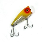 Heddon Chugger Spook Jr  Old used Glass Topwater Lure  Clear Condition