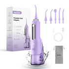 Sejoy Cordless Water Flosser Dental Oral Irrigator Floss Pick Usb Teeth Cleaner